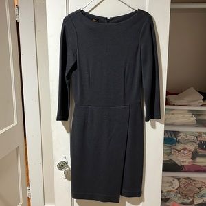 LL Bean signature machine wash faux wrap dress
